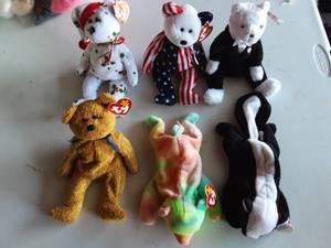 6-Beanie Babies