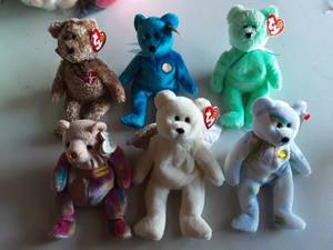 6-Beanie Babies