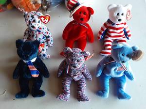 6-Beanie Babies