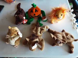 6-Beanie Babies