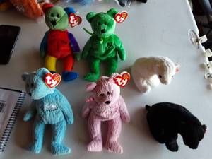 6-Beanie Babies
