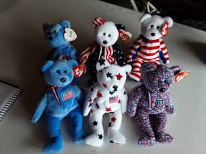 6-Beanie Babies