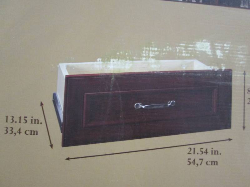 lot 160 image: ClosetMaid Impressions 25x10 inch D...