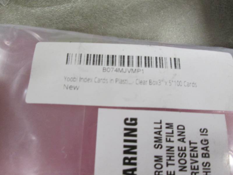 lot 169 image: 6 Plastic Boxes of 100 Index Cards...  #5