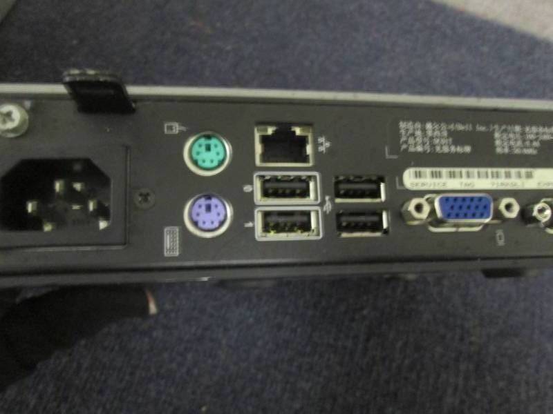 lot 114 image: Dell Optiplex 160- tested...End of K