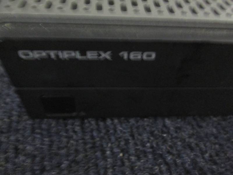 lot 116 image: Dell Optiplex 160- tested... End of K