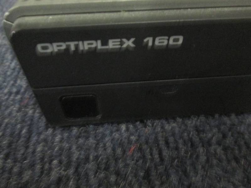 lot 117 image: Dell Optiplex 160- tested... End of K