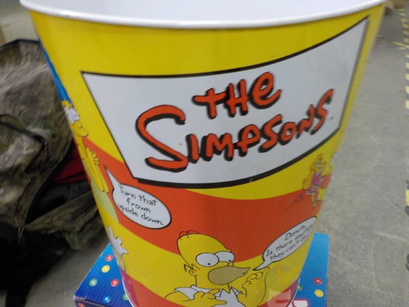 lot 50 image: Simpson Waste Basket... End of K