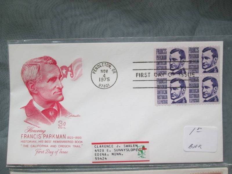 lot 19 image: (4) First Day Issue Stamps See Photos Coin D