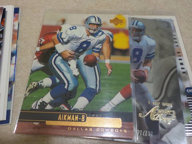 lot 78 image: Troy Aikman Cards... . End of K