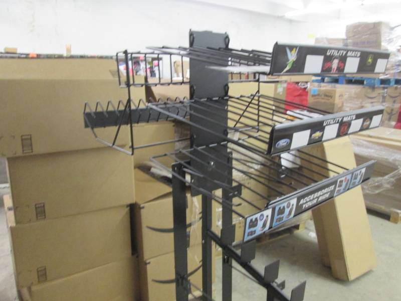 lot 89 image: Combo Display Rack Assembly Require... N. Garage