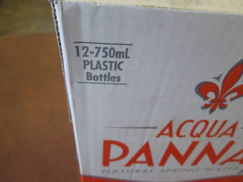 lot 42 image: Case of 12-750 ml Bottles Acqua Pan... End of K