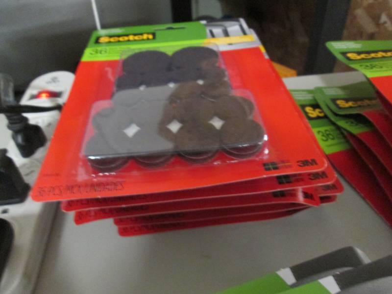 lot 176 image: 6-36pk Scotch Felt Pads... End of K