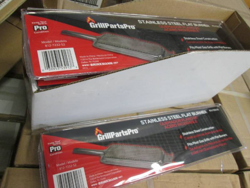 lot 506 image: Case of 6 Flat Burner New replacement Grill parts