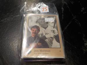 lot 35 image: 45 Don Mattingly Cards Coin D