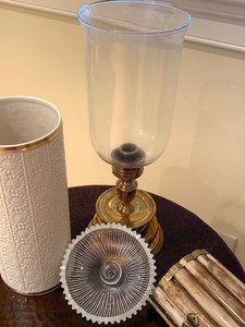 lot 28 image: Home Decor Lot including a Lenox Vase
