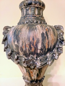 lot 65 image: Multi Colored Painted Plaster Decor