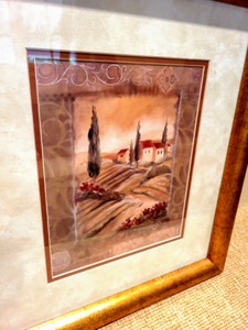 lot 71 image: Pair of Gold Framed Scenic Prints