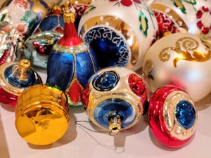 lot 80 image: PolandCzech Slovakia Christmas Ornaments