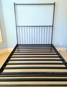 lot 159 image: Dark Bronze Queen Bed Frame