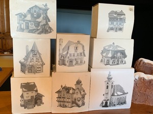 lot 75 image: Department 56 Alpine Village Series
