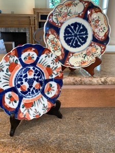 lot 109 image: Two Imari Plates