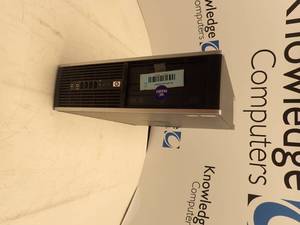 lot 5 image: HP&nbspCompaq 8000 Elite SFF PC &nbspINTEL(R) CORE(TM)2 DUO CPU E8400  3.00GHZ  4GB DDR3 MEM  Seagate 3.5 SATA 7200RPM