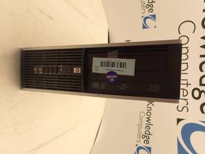 lot 7 image: HP&nbspCompaq 8000 Elite SFF PC &nbspINTEL(R) CORE(TM)2 DUO CPU E8400  3.00GHZ  4 GB DDR3 MEM  Western Digital 3.5 SATA 7200RPM