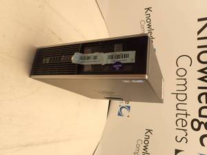 lot 8 image: HP Compaq 8000 Elite SFF PC &nbspINTEL(R) CORE(TM)2 DUO CPU E8400  3.00GHZ  4GB DDR3 MEM  Seagate 3.5 SATA 7200 HD