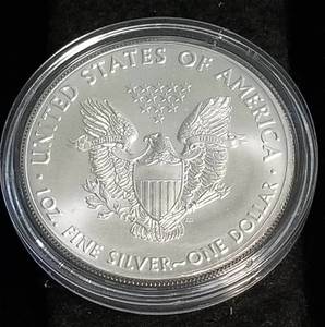2017 AMERICAN SILVER EAGLE 1 TROY OZ. .999 FINE SILVER IN AIRTITE