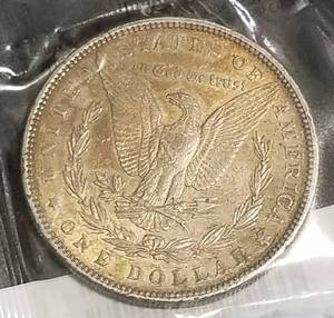 1884 MORGAN SILVER DOLLAR XF