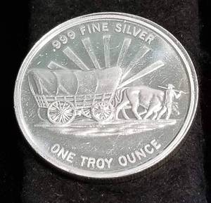 1 TROY OZ. .999 FINE SILVER PROSPECTOR ROUND