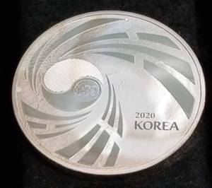 2020 KOREA 1 TROY OZ .999 FINE SILVER TAEKWONDO
