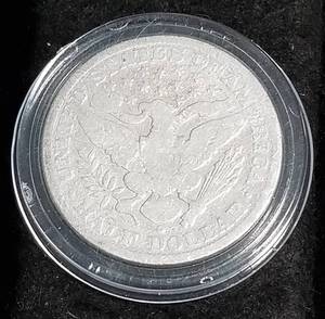 1899-O BARBER HALF DOLLAR IN AIRTITE