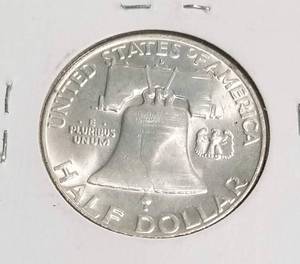 1958-D FRANKLIN HALF DOLLAR BU