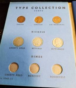 PARTIAL US TYPE SET (13 COINS)