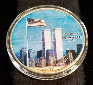 1 TROY OZ. .999 FINE SILVER 911 COMMEMORATIVE SILVER EAGLE