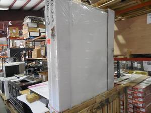 lot 36 image: Impact Plus 60 in. x 80 in. Smooth Flush Solid Core White MDF Interior Closet Sliding Door with Matching Trim