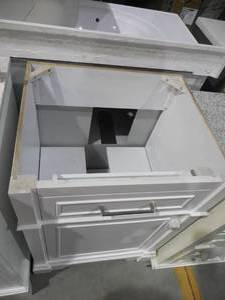 lot 119 image: Melpark 24 in. W x 20 in. D Bath Vanity in White