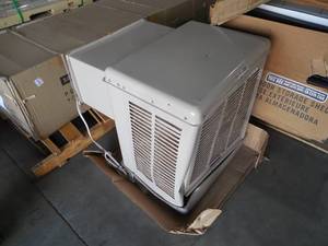 lot 132 image: 2800 CFM 2-Speed Window Evaporative Cooler for 600 sq. ft. (with Motor)