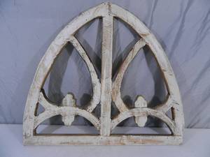 lot 81 image: New Recycled Wood Window  Decoration