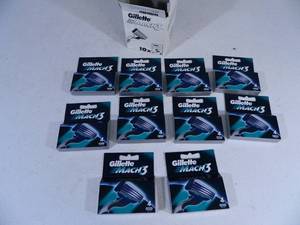 lot 98 image: 40 New Gillette Mach 3 Razor Cartridges