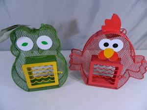 lot 102 image: 2 New Suet  Seed Bird Feeders