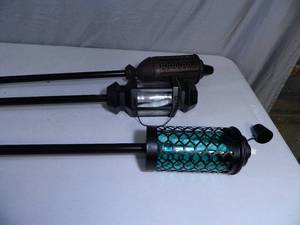 lot 114 image: 3 New Refillable Tiki Torches