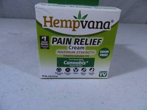lot 119 image: New Hempvana Pain Relief Cream