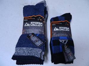 lot 120 image: 6 New Pair of Mens Storm Valley Boot Socks