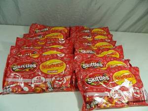 lot 149 image: 14 New Large Bags of Skittles and Starbursts