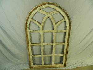lot 11 image: Re-Purposed Wood Handmade Window Frame