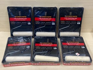 lot 75 image: Lot Of (6) New 3-Piece Painting Kits