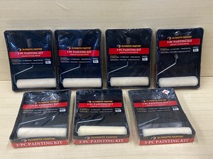 lot 76 image: Lot Of (7) New 3-Piece Painting Kits
